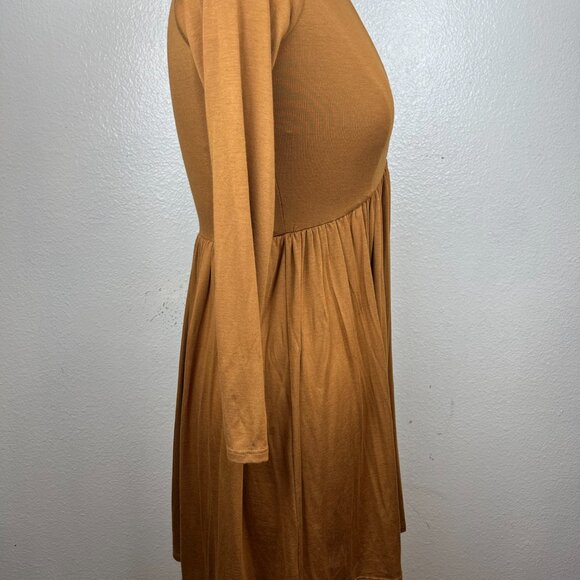 NWT RACHEL PALLY Lianne Mustard Cut Out Keyhole Long Sleeve Dress Size XS - Picture 4 of 10